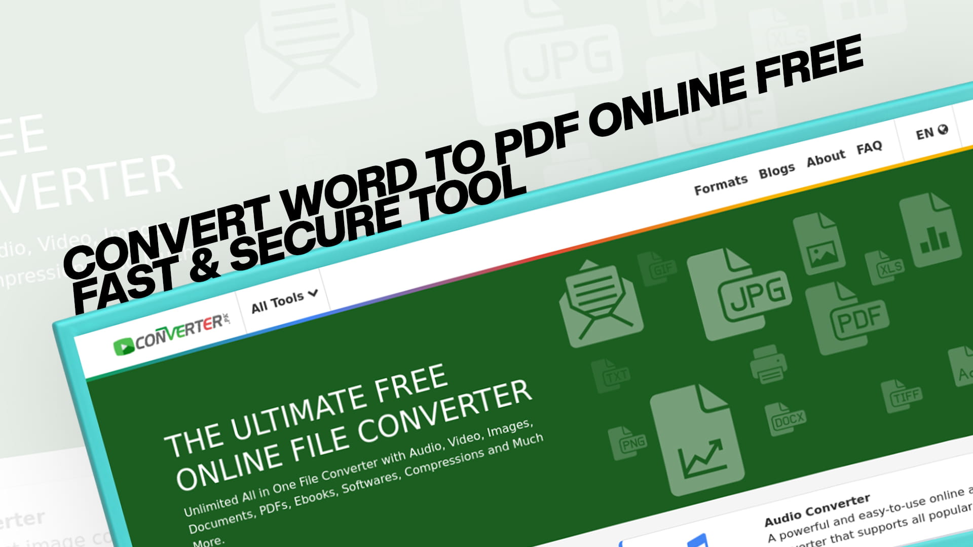 Convert Word to PDF Online Free | Fast & Secure Tool